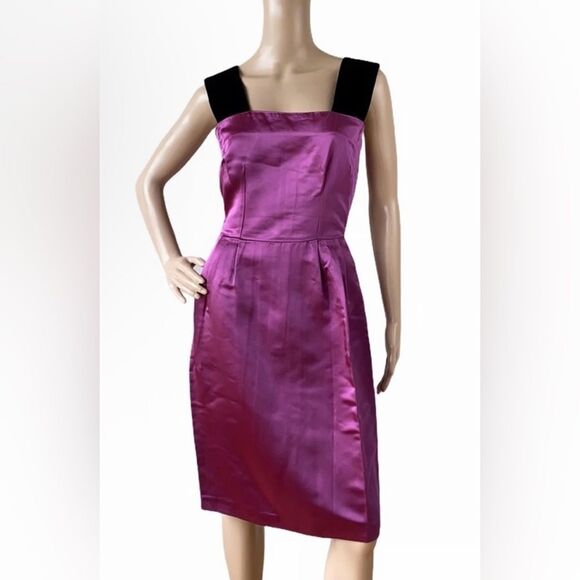 Dolce& Gabbana Elegant Pink and Black Women's Dress, US6 - Picture 1 of 8
